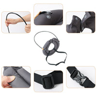 HKM-2404797 Gray Monochrome Anticollision Coil Ring Pet Collar for All Seasons