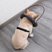 HKM-2404797 Gray Monochrome Anticollision Coil Ring Pet Collar for All Seasons