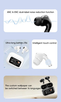 HKM-240531 Bone Conduction Wireless Earbuds with Noise Canceling – Open Ear Sports Headset