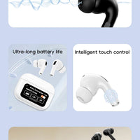 HKM-240531 Bone Conduction Wireless Earbuds with Noise Canceling – Open Ear Sports Headset