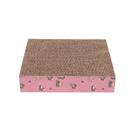 HKM-240531 Corrugated Cat Scratch Board with Catnip - Multiple Fun Shapes for Claw Maintenance