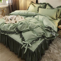 HKM-240531 Cotton Lace Bedspread Set for 1.5x2.0, 1.8x2.0, and 2.0x2.2 Meter Beds