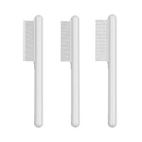 HKM-2406077 Stainless Steel Pet Comb with Rounded Teeth for Effective Hair Removal and Flea Treatment for Cats and Dogs