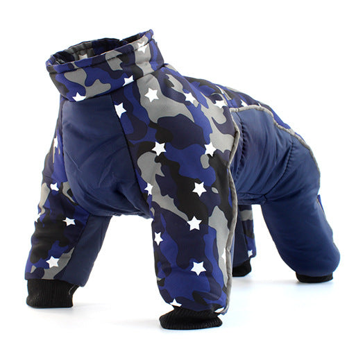HKM-2406973 Insulated Polyester Winter Dog Clothes in Multiple Colors and Sizes