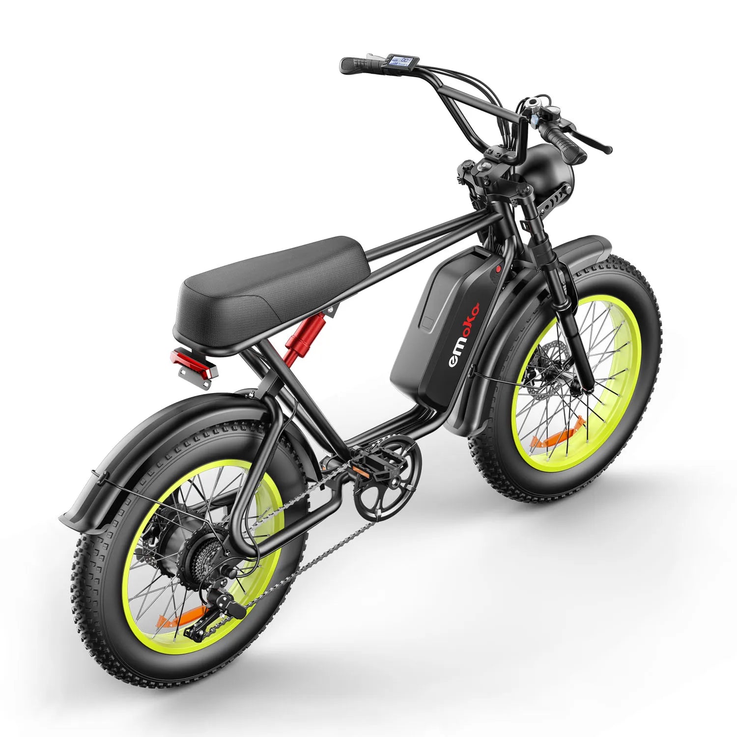 HKM-240851 20 Inch Electric Motorcycle with 48V 1000W Motor, 7 Speed, Fat Tyres, Range 50-70 km