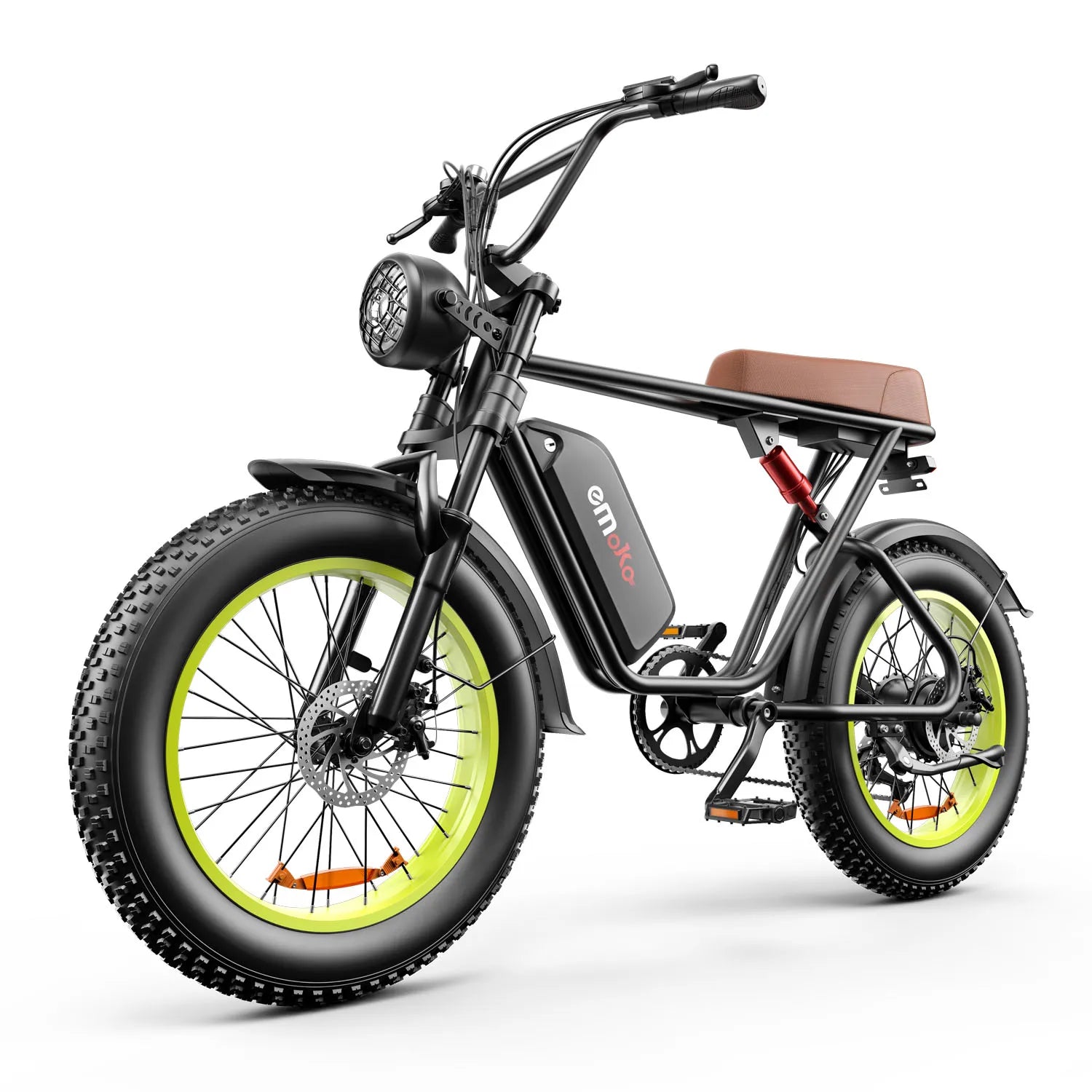 HKM-240851 20 Inch Electric Motorcycle with 48V 1000W Motor, 7 Speed, Fat Tyres, Range 50-70 km
