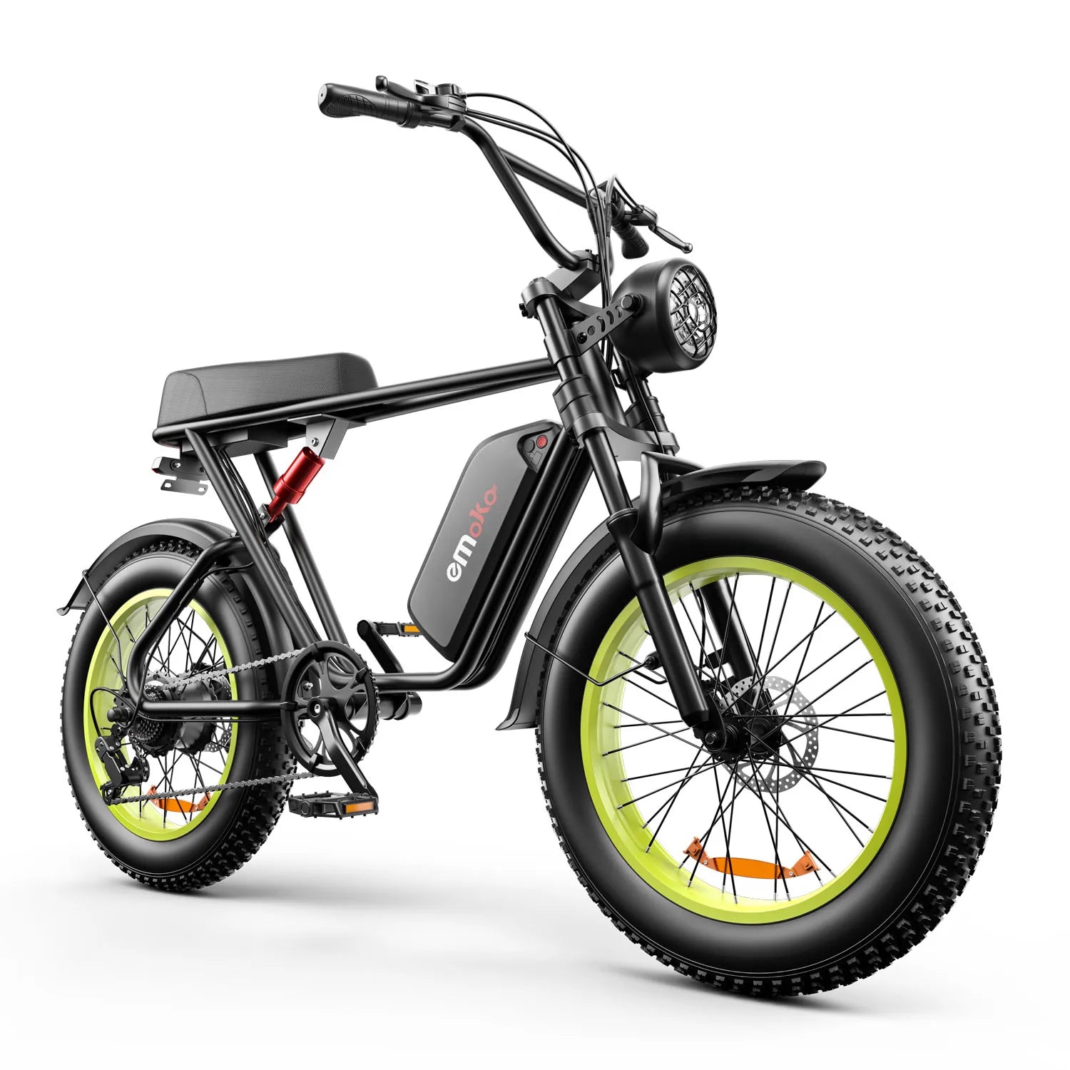 HKM-240851 20 Inch Electric Motorcycle with 48V 1000W Motor, 7 Speed, Fat Tyres, Range 50-70 km