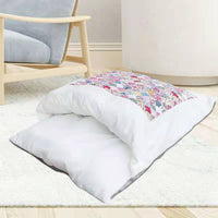 HKM-2408637 Warm Cat Sleeping Bag with Removable Cover - Semi-Closed Pet Nest for Autumn and Winter