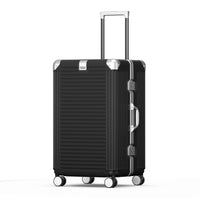 HKM-240915 Custom Hard Shell PC Trolley Travel Suitcase with Aluminium Carry-On Design
