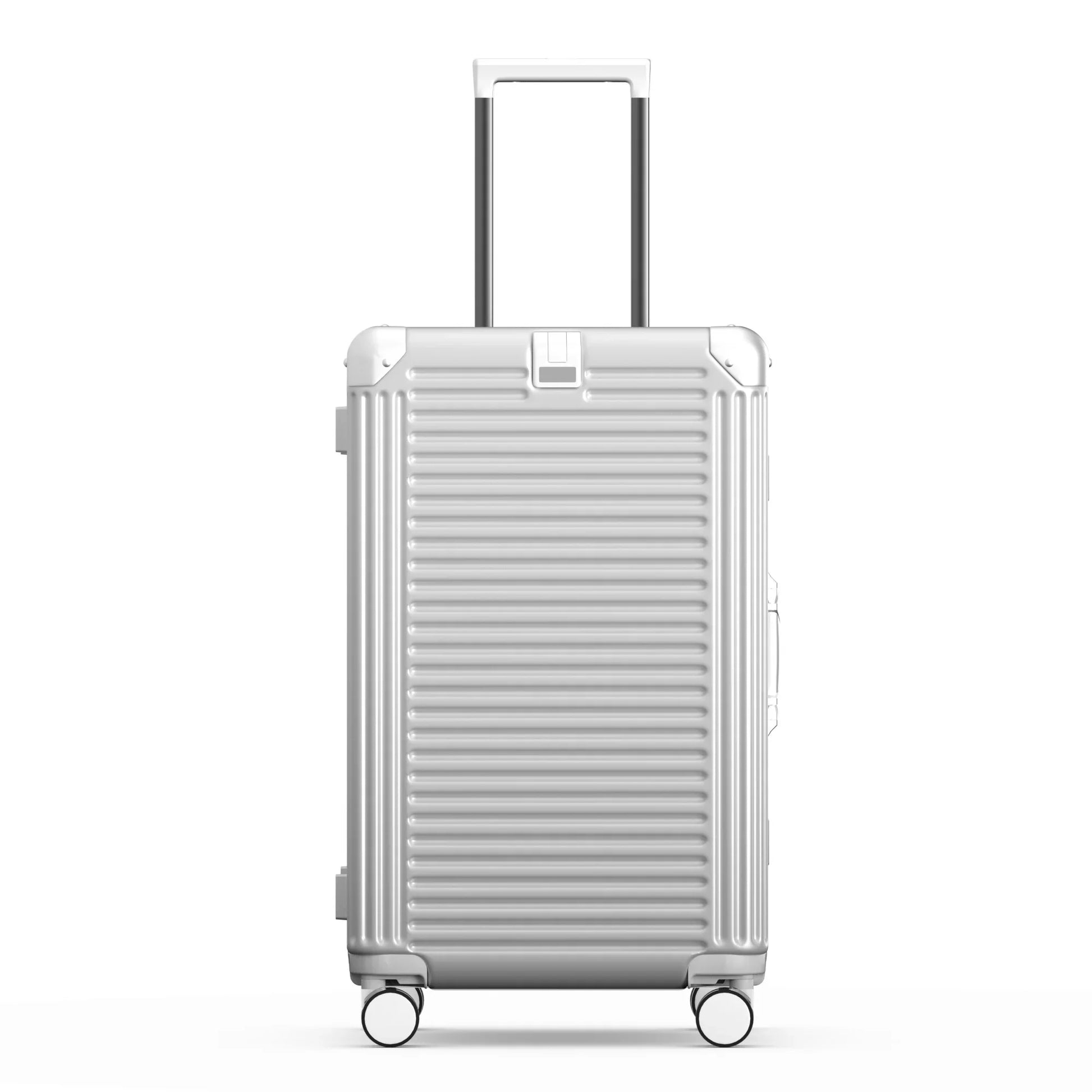 HKM-240915 Custom Hard Shell PC Trolley Travel Suitcase with Aluminium Carry-On Design