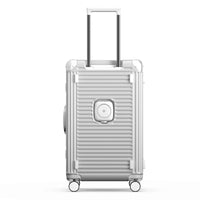 HKM-240915 Custom Hard Shell PC Trolley Travel Suitcase with Aluminium Carry-On Design
