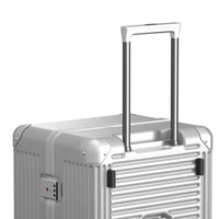 HKM-240915 Custom Hard Shell PC Trolley Travel Suitcase with Aluminium Carry-On Design