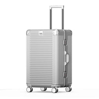 HKM-240915 Custom Hard Shell PC Trolley Travel Suitcase with Aluminium Carry-On Design