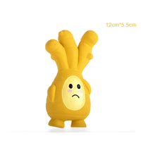 HKM-2409405 Latex Sounding Toy for Dogs - Choose from Mr. Green Onion, Yellow Ginger, or Powdered Garlic