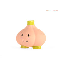HKM-2409405 Latex Sounding Toy for Dogs - Choose from Mr. Green Onion, Yellow Ginger, or Powdered Garlic