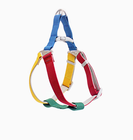 HKM-2410045 Colorful Outdoor Dog Leash with Chest Harness and Rope for Pets