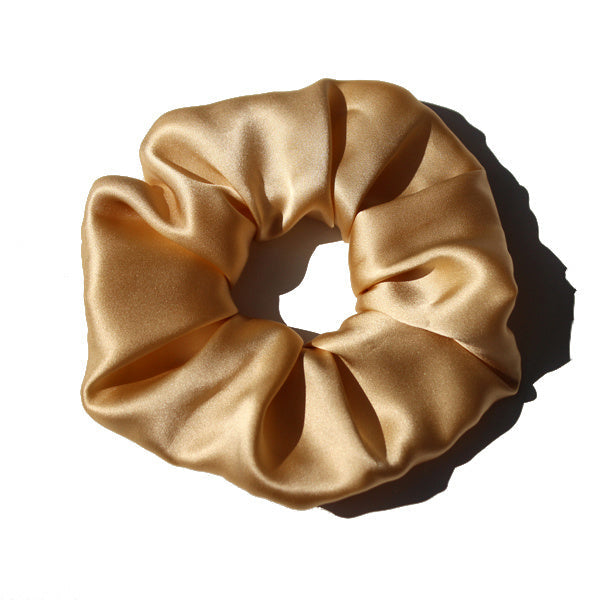 HKM-241107 Silk Large Intestine Circle Head Flower Hair Rope in Various Colors 6.0cm Wide