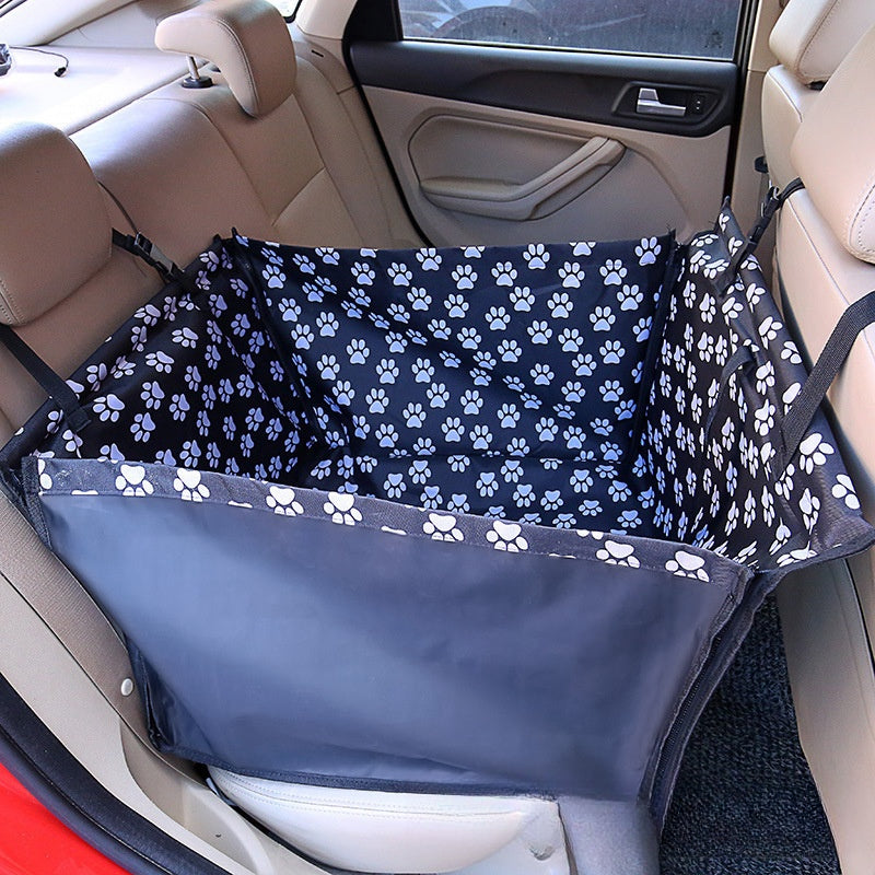 HKM-2413373 Waterproof Double Layer Pet Car Mat for Dogs and Cats - 60x50x35CM Pet Hanging Basket