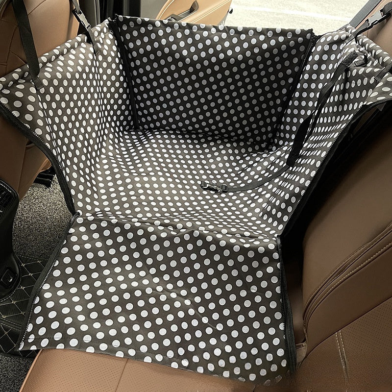 HKM-2413373 Waterproof Double Layer Pet Car Mat for Dogs and Cats - 60x50x35CM Pet Hanging Basket