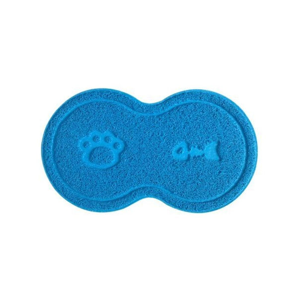 HKM-241363 Ceramic Pet Bowl with Silicone Mat for Mess-Free Feeding