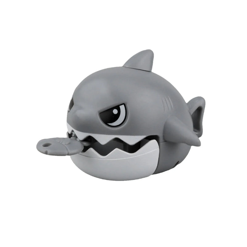 HKM-241363 Interactive Pull Line Shark Keyring Toy – Cute Miniature Shark Pendant for Key Holders