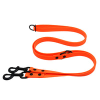 HKM-2414141 Multifunctional Double-Ended PVC Dog Traction Belt with Zinc Alloy Accessories - 2.1m, Various Colors