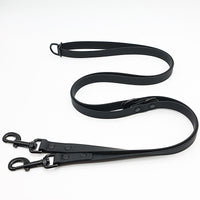 HKM-2414141 Multifunctional Double-Ended PVC Dog Traction Belt with Zinc Alloy Accessories - 2.1m, Various Colors