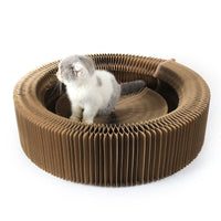 HKM-2414397 Cozy Corrugated Paper Sleeping Bag for Cats - 48.5 cm Comfort for Your Feline Friend