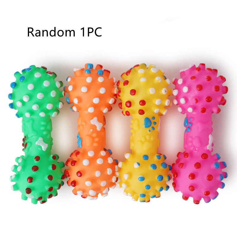HKM-2415165 Bite-Resistant Dog Toy Grinding Stick - Durable Vinyl, 16.5cm Length, Multi-Color Options