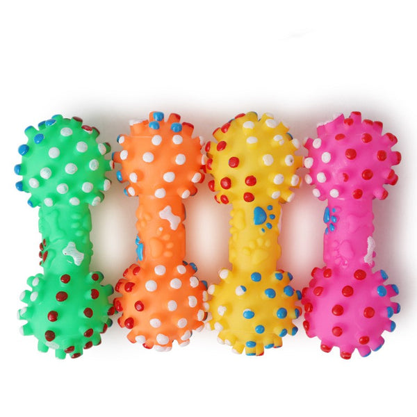 HKM-2415165 Bite-Resistant Dog Toy Grinding Stick - Durable Vinyl, 16.5cm Length, Multi-Color Options