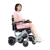 HKM-241555 Intelligent Smart Joystick Power Electric Wheelchair, 20km Range, 120kg Load Capacity, Aluminum Alloy Frame
