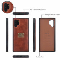 HKM-241555 Mobile Phone Zipper Wallet – PU Leather, Solid Color, Compatible with iPhone and Samsung Models