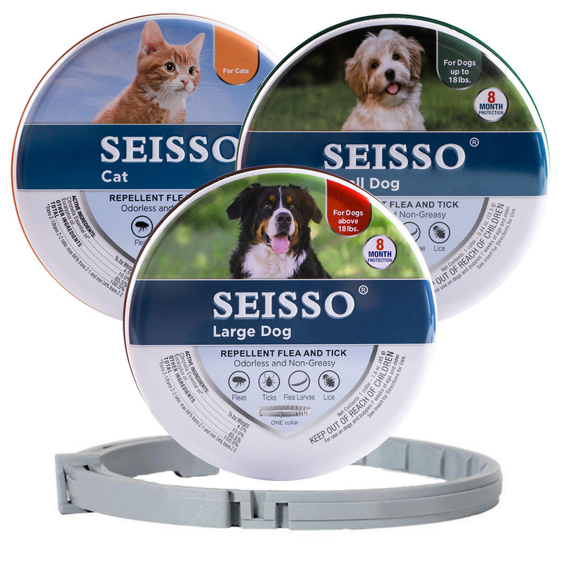 HKM-2416317 Insect Repellent Collar for Small and Medium Dogs and Cats - 38CM and 70CM Options