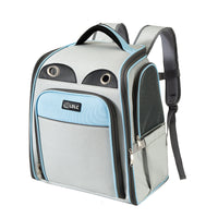 HKM-2416573 Expandable and Portable Pet Backpack with Breathable Fabric and Interactive Window