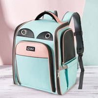 HKM-2416573 Expandable and Portable Pet Backpack with Breathable Fabric and Interactive Window