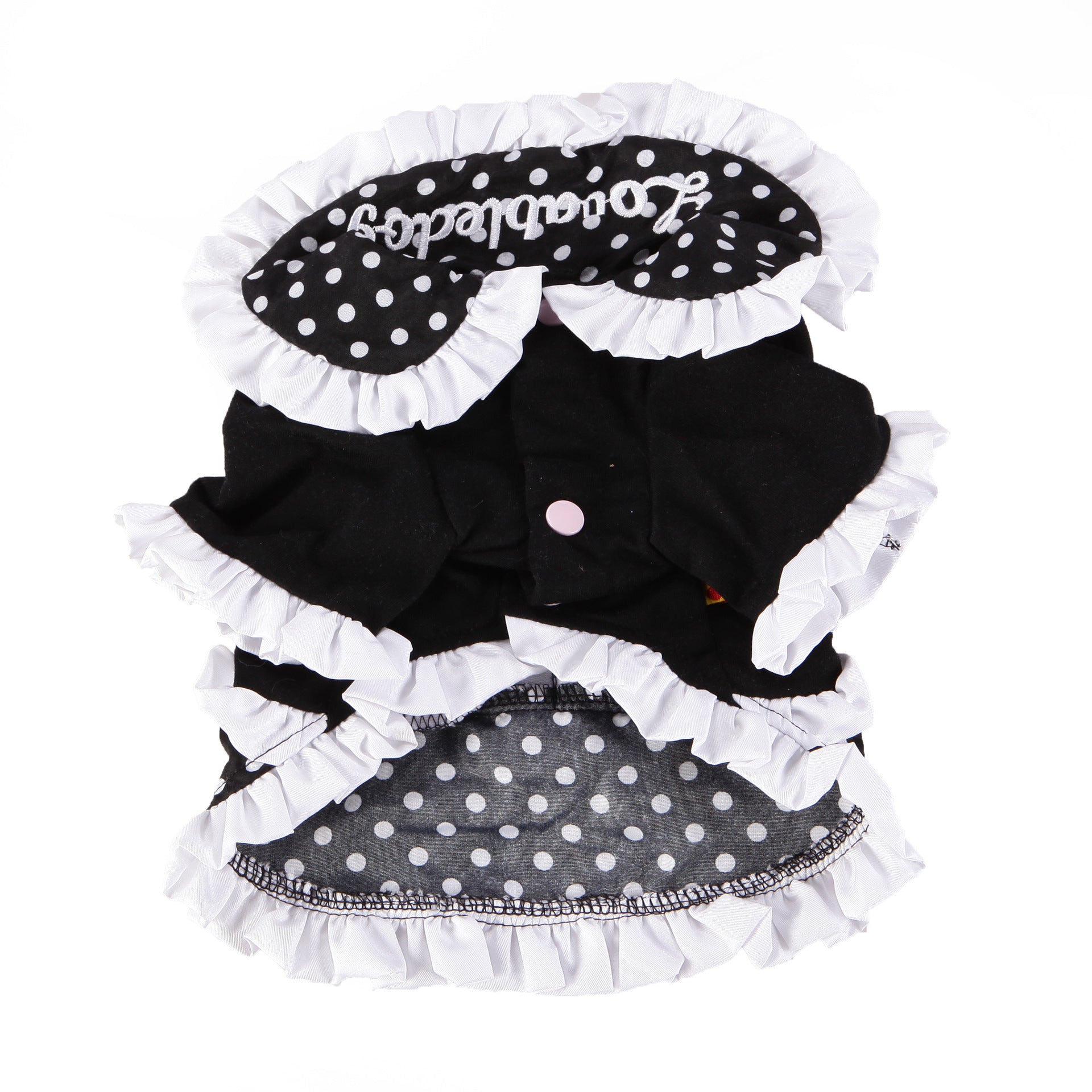 HKM-2416701 Elegant Black Lolita Princess Dress in Slim Fit Cotton for Casual Wear