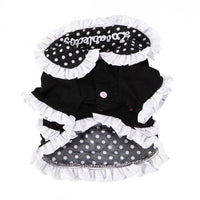 HKM-2416701 Elegant Black Lolita Princess Dress in Slim Fit Cotton for Casual Wear