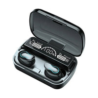 HKM-241683 Large Capacity Portable Charging Pool Earphones with 9D Noise Cancellation Features
