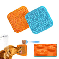 HKM-2418109 Silicone Dog Licking Pad for Slow Feeding - Various Colors Available
