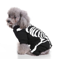HKM-2418493 Funny Skeleton Frame Dog Clothes - Polyester Apparel for All Pets