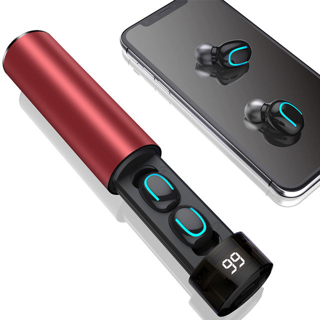 HKM-241875 TWS Bluetooth Headset for Sports and Running - Q67 Model with 4-Hour Battery Life and Charging Case