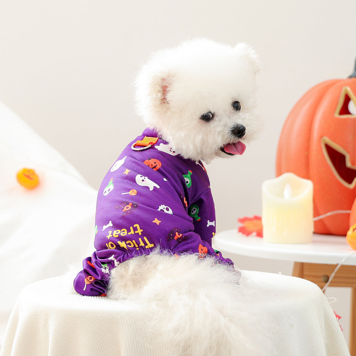 HKM-2419901 Belly-Wrap Four-Legged Outfit in Various Colors and Patterns for Pets