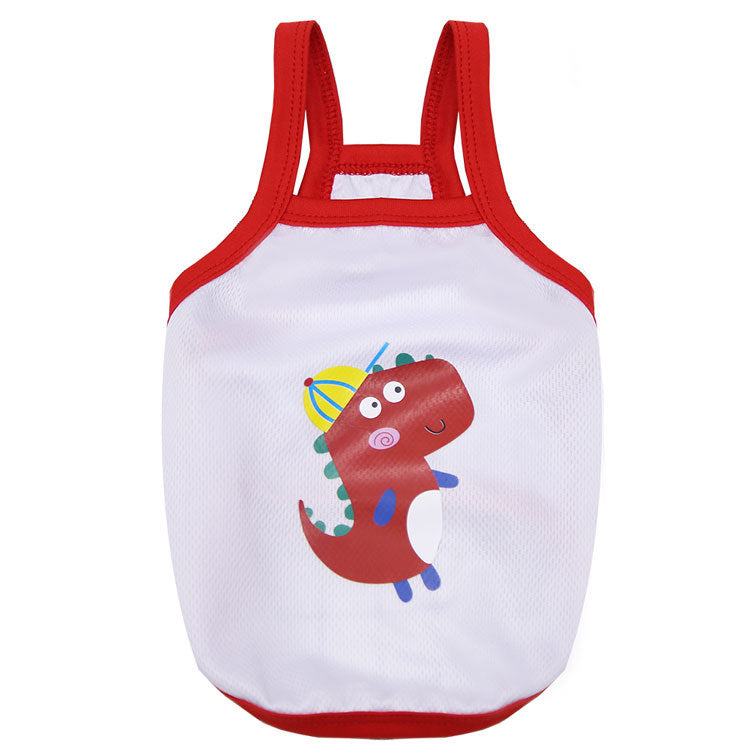 HKM-2420669 Breathable Mesh Avocado Vest for Pets - Lightweight Polyester Fabric