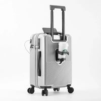 HKM-242067 Stylish Multifunctional Carry-On Business Luggage Suitcase for Travel