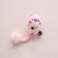 HKM-2421565 Interactive Cat Teething Toys with Silvervine Fruit and Plush Spring Fuzzy Ball for Indoor Kittens