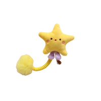 HKM-2421565 Interactive Cat Teething Toys with Silvervine Fruit and Plush Spring Fuzzy Ball for Indoor Kittens