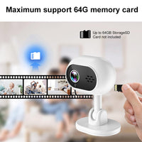 HKM-242195 1080P HD Wireless Mini Camera with Night Vision for Home Monitoring