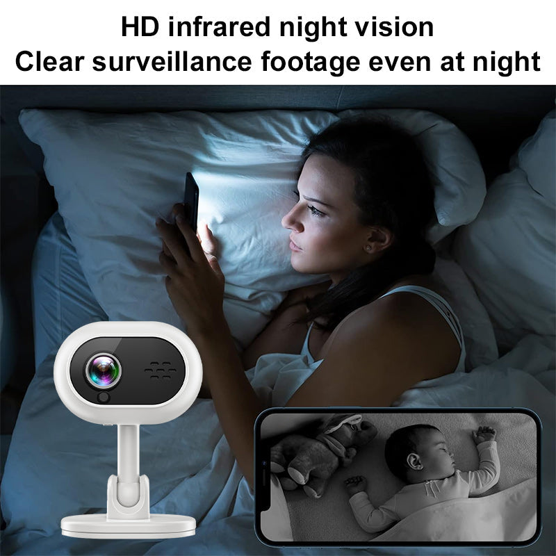 HKM-242195 1080P HD Wireless Mini Camera with Night Vision for Home Monitoring