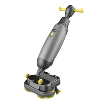 HKM-242259 8-Inch Mini Electric Floor Tile Cleaning Scrubber with Foldable Handle