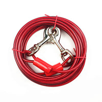 HKM-2423869 Double Hook Wire Rope Dog Leash in Various Colors and Durable Materials